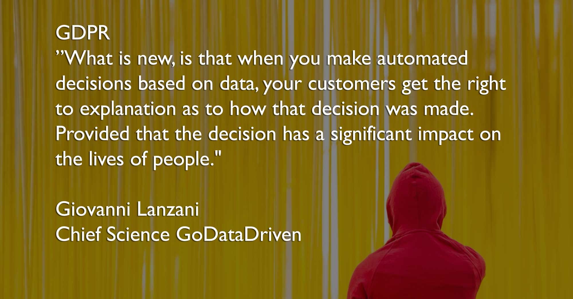 GDPR Blogpost quote Giovanni - Chief Data Science