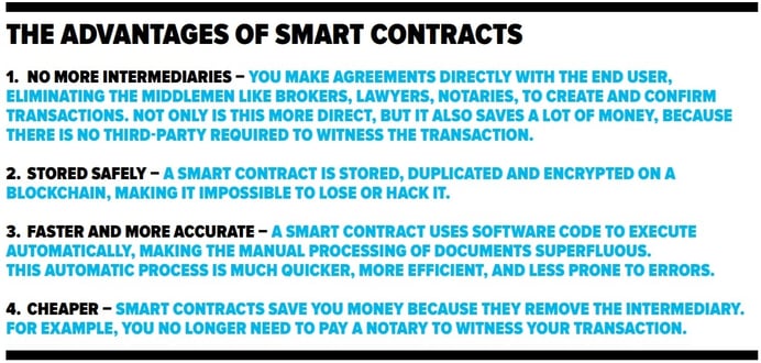 The Advantages of Smart Contracts
